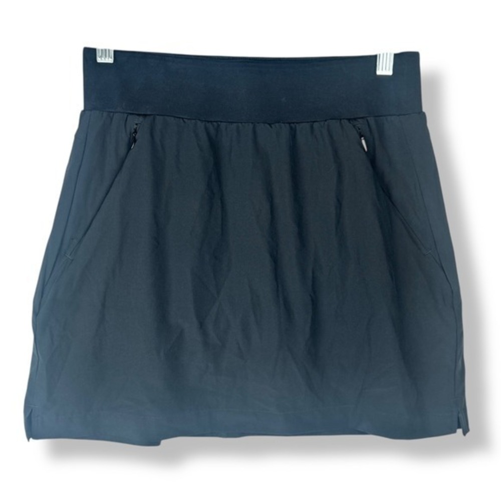 Quince Performance Tech Skort Womens Size Large Athletic Skirt Shorts Black‎ - Picture 10 of 10